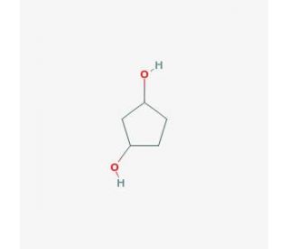 1,3-Cyclopentanediol, mixture of cis and trans (CAS 59719-74-3) - chemical structure image