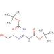 1,3-Di-Boc-2-(2-hydroxyethyl)guanidine (CAS 215050-11-6) - chemical structure image