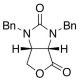 1,3-Dibenzyldihydro-1H-furo[3,4-d]-imidazole-2,4-(3H, 3aH)dione (CAS 56688-82-5) - chemical structure image
