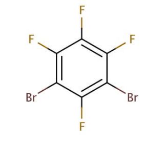 1,3-Dibromotetrafluorobenzene (CAS 1559-87-1) - chemical structure image