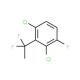 1,3-Dichloro-2-(1,1-difluoroethyl)-4-fluorobenzene - chemical structure image