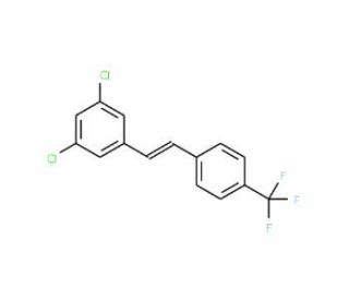 1,3-dichloro-5-{(E)-2-[4-(trifluoromethyl)phenyl]ethenyl}benzene (CAS 688348-33-6) - chemical structure image