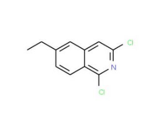 1,3-Dichloro-6-ethylisoquinoline (CAS 1150271-19-4) - chemical structure image