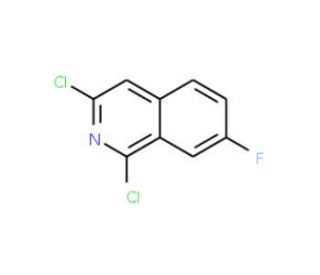1,3-Dichloro-7-fluoroisoquinoline (CAS 941294-25-3) - chemical structure image
