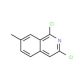 1,3-Dichloro-7-methylisoquinoline (CAS 21902-37-4) - chemical structure image