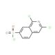 1,3-dichloroisoquinoline-7-sulfonyl chloride - chemical structure image