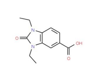 1,3-Diethyl-2-oxo-2,3-dihydro-1H-benzoimidazole-5-carboxylic acid - chemical structure image