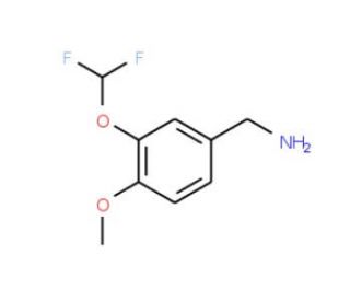 1-[3-(difluoromethoxy)-4-methoxyphenyl]methanamine - chemical structure image