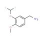 1-[3-(difluoromethoxy)-4-methoxyphenyl]methanamine - chemical structure image