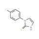 1,3-Dihydro-1-(4-fluorophenyl)-2H-imidazole-2-thione (CAS 17452-07-2) - chemical structure image