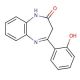 1,3-Dihydro-4-(2-hydroxyphenyl)-2H-1,5-benzodiazepin-2-one 的分子结构, CAS编号: 61487-06-7 1,3-Dihydro-4-(2-hydroxyphenyl)-2H-1,5-benzodiazepin-2-one (CAS 61487-06-7) - chemical structure image
