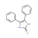 1,3-Dihydro-4,5-diphenyl-2H-imidazol-2-one (CAS 642-36-4) - chemical structure image