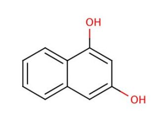 1,3-Dihydroxynaphthalene (CAS 132-86-5) - chemical structure image