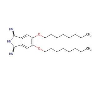 1,3-Diimino-5,6-bis(octyloxy)isoindoline (CAS 118156-18-6) - chemical structure image