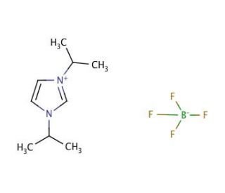1,3-Diisopropylimidazolium tetrafluoroborate (CAS 286014-34-4) - chemical structure image