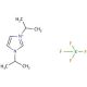 1,3-Diisopropylimidazolium tetrafluoroborate 的分子结构, CAS编号: 286014-34-4 1,3-Diisopropylimidazolium tetrafluoroborate (CAS 286014-34-4) - chemical structure image