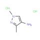 1,3-Dimethyl-1H-pyrazol-4-ylamine dihydrochloride - chemical structure image