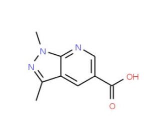 1,3-dimethyl-1H-pyrazolo[3,4-b]pyridine-5-carboxylic acid - chemical structure image