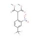 1,3-dimethyl 2-[2-nitro-4-(trifluoromethyl)phenyl]propanedioate (CAS 290825-52-4) - chemical structure image