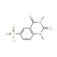 1,3-Dimethyl-2,4-dioxo-1,2,3,4-tetrahydro-quinazoline-6-sulfonyl chloride (CAS 773877-44-4) - chemical structure image