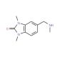 1,3-Dimethyl-5-methylaminomethyl-1,3-dihydro-benzoimidazol-2-one (CAS 881450-62-0) - chemical structure image