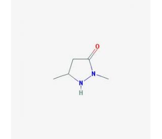 1,3-Dimethyl-5-pyrazolidone (CAS 54945-11-8) - chemical structure image