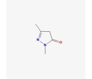 1,3-Dimethyl-5-pyrazolone (CAS 2749-59-9) - chemical structure image