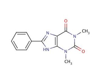 1,3-Dimethyl-8-phenylxanthine (CAS 961-45-5) - chemical structure image
