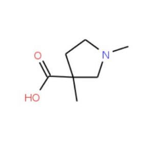 1,3-Dimethyl-pyrrolidine-3-carboxylic acid - chemical structure image
