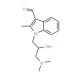 1-(3-Dimethylamino-2-hydroxy-propyl)-2-methyl-1H-indole-3-carbaldehyde - chemical structure image