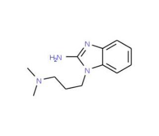 1-(3-Dimethylaminopropyl)-1H-benzoimidazol-2-yl-amine (CAS 38652-80-1) - chemical structure image