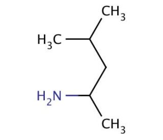 1,3-Dimethylbutylamine (CAS 108-09-8) - chemical structure image