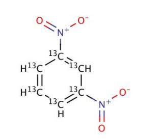 1,3-Dinitrobenzene-13C6 (CAS 201595-60-0) - chemical structure image