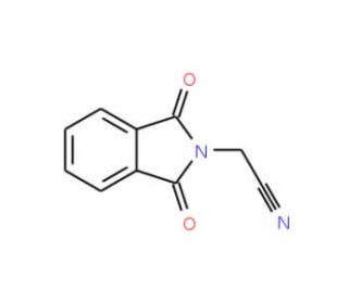(1,3-dioxo-1,3-dihydro-2H-isoindol-2-yl)acetonitrile (CAS 3842-20-4) - chemical structure image