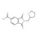 1,3-Dioxo-2-(tetrahydro-furan-2-ylmethyl)-2,3-dihydro-1H-isoindole-5-carboxylic acid (CAS 312498-19-4) - chemical structure i