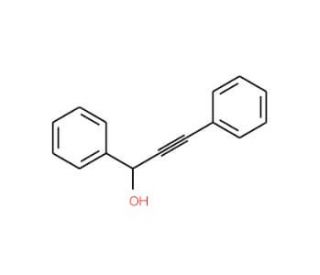 1,3-Diphenyl-2-propyn-1-ol (CAS 1817-49-8) - chemical structure image