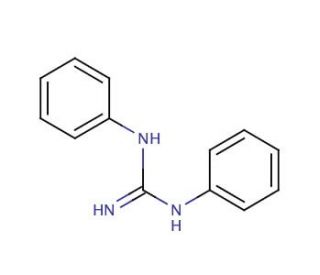 1,3-Diphenylguanidine (CAS 102-06-7) - chemical structure image