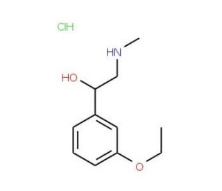 1-(3-Ethoxy-phenyl)-2-methylamino-ethanolhydrochloride - chemical structure image