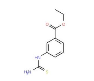 1-(3-Ethoxycarbonylphenyl)-2-thiourea (CAS 20967-87-7) - chemical structure image