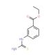 1-(3-Ethoxycarbonylphenyl)-2-thiourea (CAS 20967-87-7) - chemical structure image
