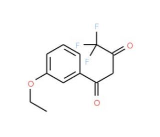 1-(3-Ethoxyphenyl)-4,4,4-trifluorobutane-1,3-dione - chemical structure image