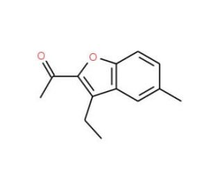 1-(3-ethyl-5-methyl-1-benzofuran-2-yl)ethanone - chemical structure image