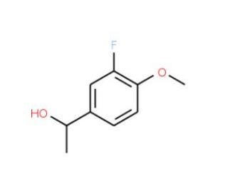 1-(3-fluoro-4-methoxyphenyl)ethanol (CAS 590417-81-5) - chemical structure image