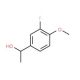 1-(3-fluoro-4-methoxyphenyl)ethanol (CAS 590417-81-5) - chemical structure image