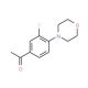 1-(3-fluoro-4-morpholin-4-ylphenyl)ethanone - chemical structure image