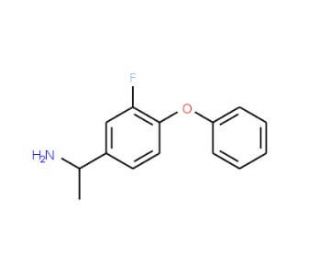1-(3-fluoro-4-phenoxyphenyl)ethan-1-amine - chemical structure image