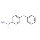 1-(3-fluoro-4-phenoxyphenyl)ethan-1-amine - chemical structure image