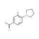 1-(3-fluoro-4-pyrrolidin-1-ylphenyl)ethanone - chemical structure image