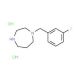 1-(3-Fluoro-benzyl)-[1,4]diazepane dihydrochloride - chemical structure image