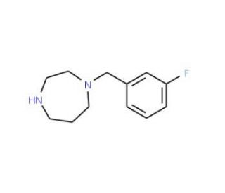 1-(3-Fluoro-benzyl)-[1,4]diazepane - chemical structure image